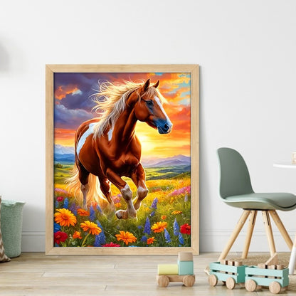 Horse - 11CT Stamped Cross Stitch 40*50CM