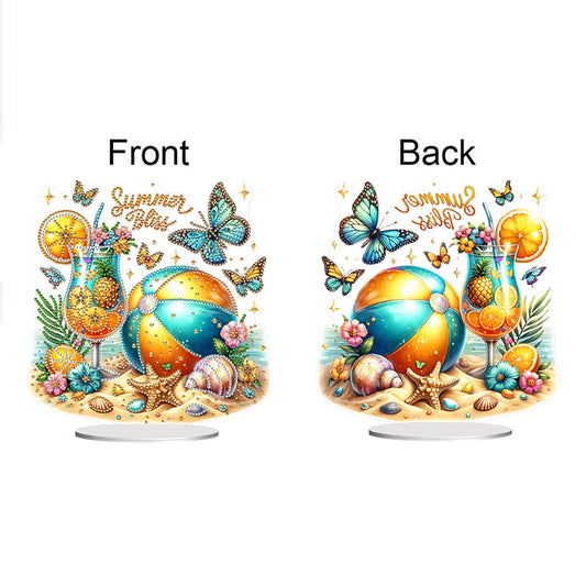 Acrylic Special Shape Animal Diamond Painting Desktop Decors Bedroom Table Decor