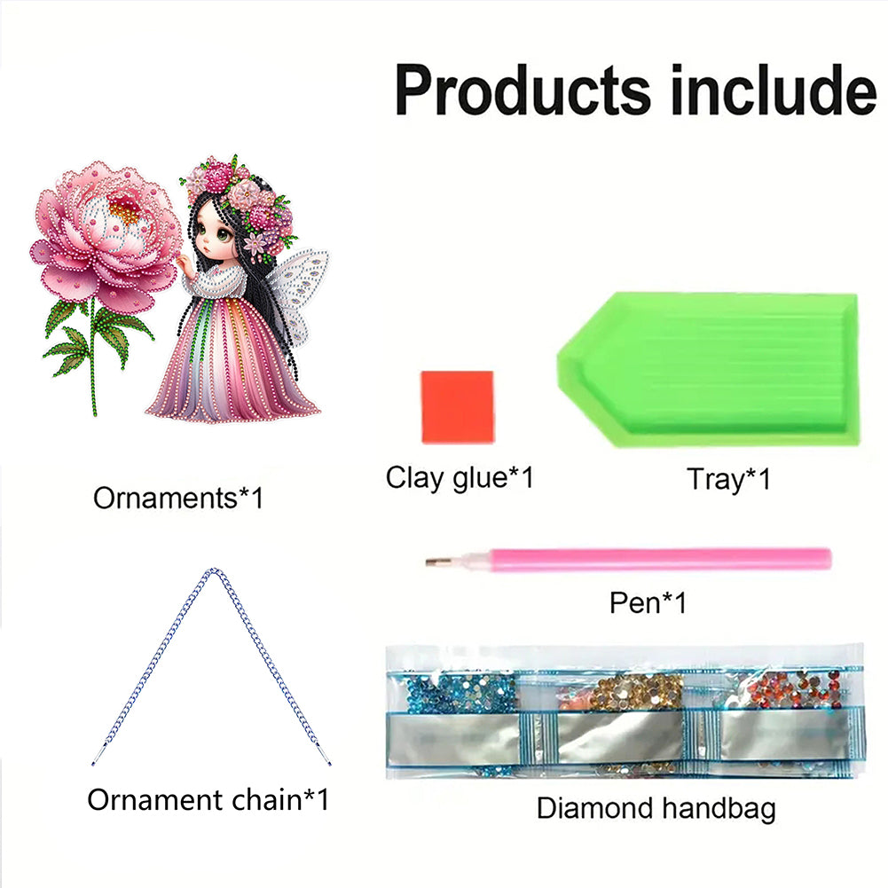 Acrylic Special Shape Animals Diamond Painting Ornaments for Garden Window Decor