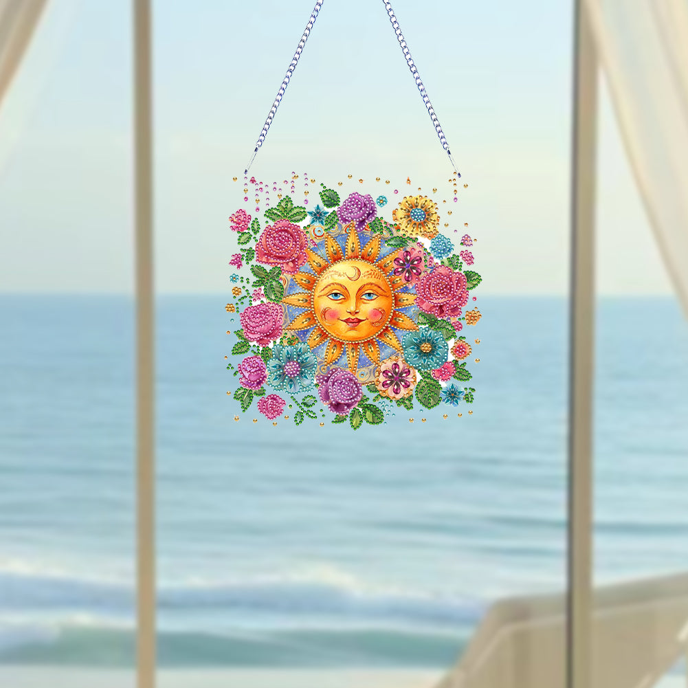 Acrylic Special Shape Animals Diamond Painting Ornaments for Garden Window Decor