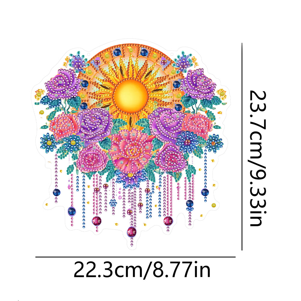 Acrylic Special Shape Animals Diamond Painting Ornaments for Garden Window Decor