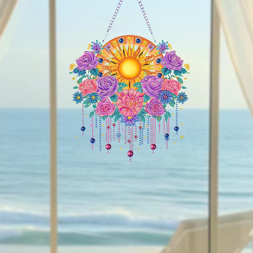 Acrylic Special Shape Animals Diamond Painting Ornaments for Garden Window Decor