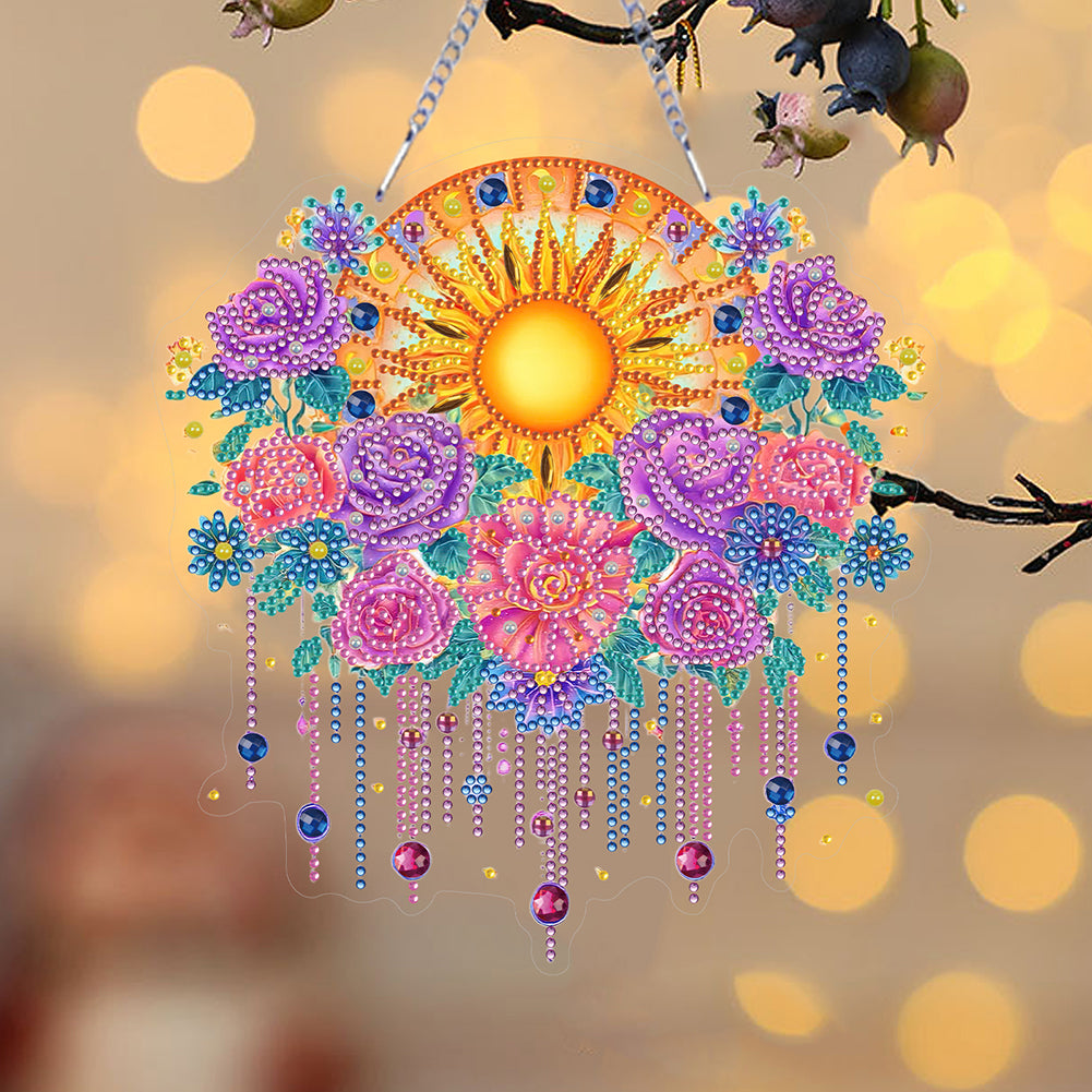 Acrylic Special Shape Animals Diamond Painting Ornaments for Garden Window Decor