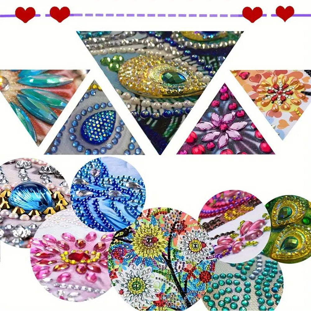 Acrylic Special Shape Animals Diamond Painting Ornaments for Garden Window Decor