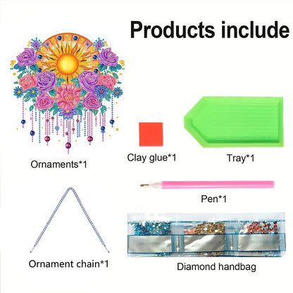 Acrylic Special Shape Animals Diamond Painting Ornaments for Garden Window Decor