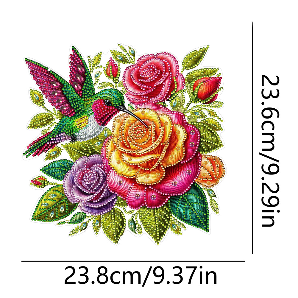 Acrylic Special Shape Animals Diamond Painting Ornaments for Garden Window Decor