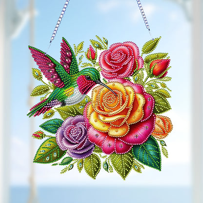 Acrylic Special Shape Animals Diamond Painting Ornaments for Garden Window Decor