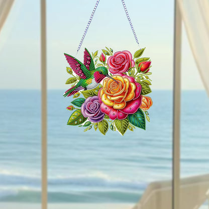 Acrylic Special Shape Animals Diamond Painting Ornaments for Garden Window Decor