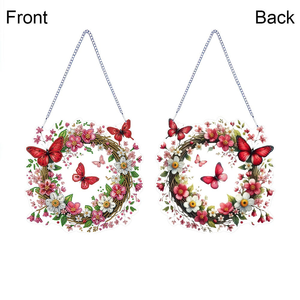 Acrylic Special Shape Animals Diamond Painting Ornaments for Garden Window Decor