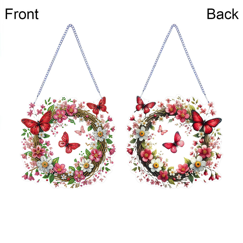 Acrylic Special Shape Animals Diamond Painting Ornaments for Garden Window Decor
