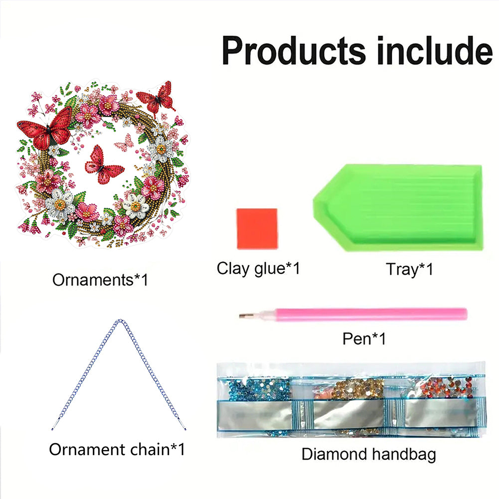 Acrylic Special Shape Animals Diamond Painting Ornaments for Garden Window Decor