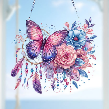 Acrylic Special Shape Animals Diamond Painting Ornaments for Garden Window Decor
