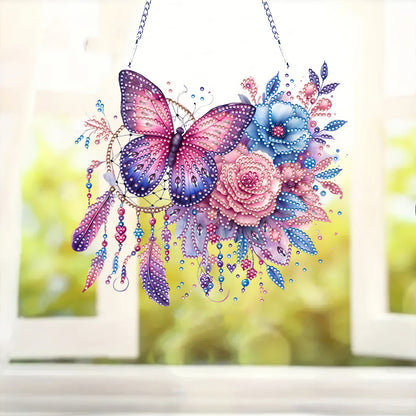 Acrylic Special Shape Animals Diamond Painting Ornaments for Garden Window Decor