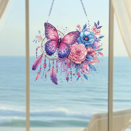 Acrylic Special Shape Animals Diamond Painting Ornaments for Garden Window Decor