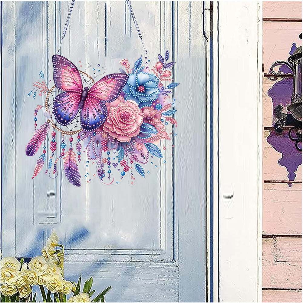 Acrylic Special Shape Animals Diamond Painting Ornaments for Garden Window Decor