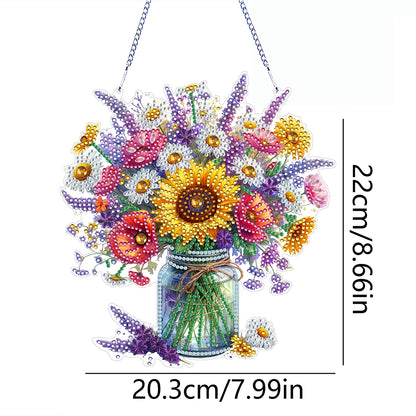 Acrylic Special Shape Animals Diamond Painting Ornaments for Garden Window Decor