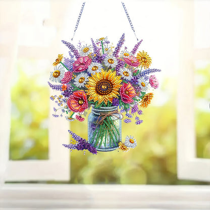 Acrylic Special Shape Animals Diamond Painting Ornaments for Garden Window Decor