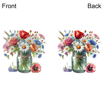 Acrylic Special Shape Animals Diamond Painting Ornaments for Garden Window Decor