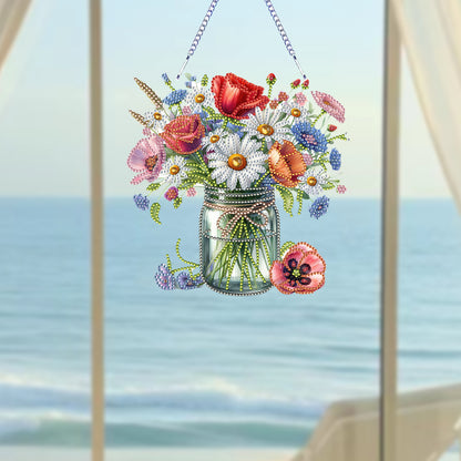 Acrylic Special Shape Animals Diamond Painting Ornaments for Garden Window Decor
