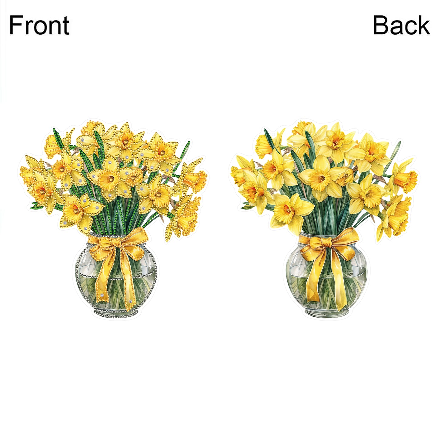 Acrylic Special Shape Animals Diamond Painting Ornaments for Garden Window Decor