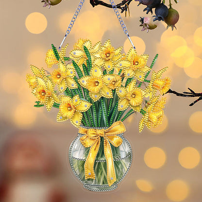 Acrylic Special Shape Animals Diamond Painting Ornaments for Garden Window Decor