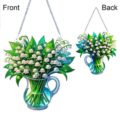 Acrylic Special Shape Animals Diamond Painting Ornaments for Garden Window Decor