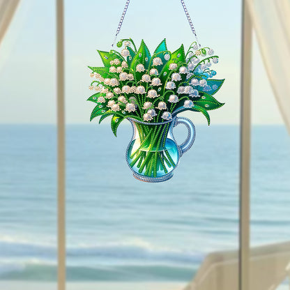 Acrylic Special Shape Animals Diamond Painting Ornaments for Garden Window Decor