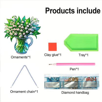 Acrylic Special Shape Animals Diamond Painting Ornaments for Garden Window Decor