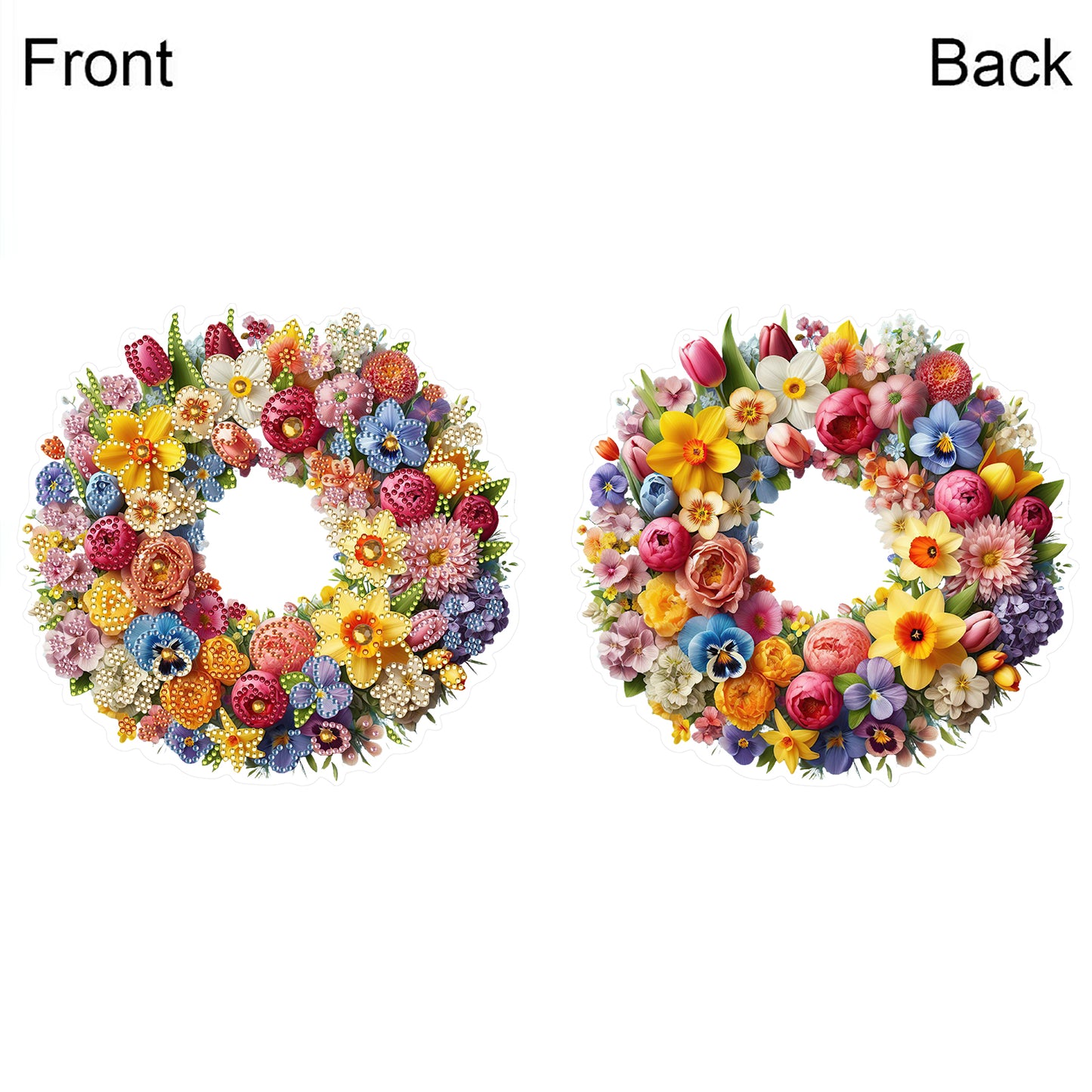 Acrylic Special Shape Animals Diamond Painting Ornaments for Garden Window Decor