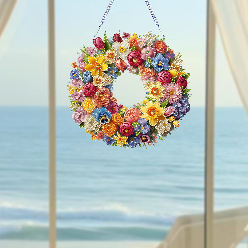 Acrylic Special Shape Animals Diamond Painting Ornaments for Garden Window Decor