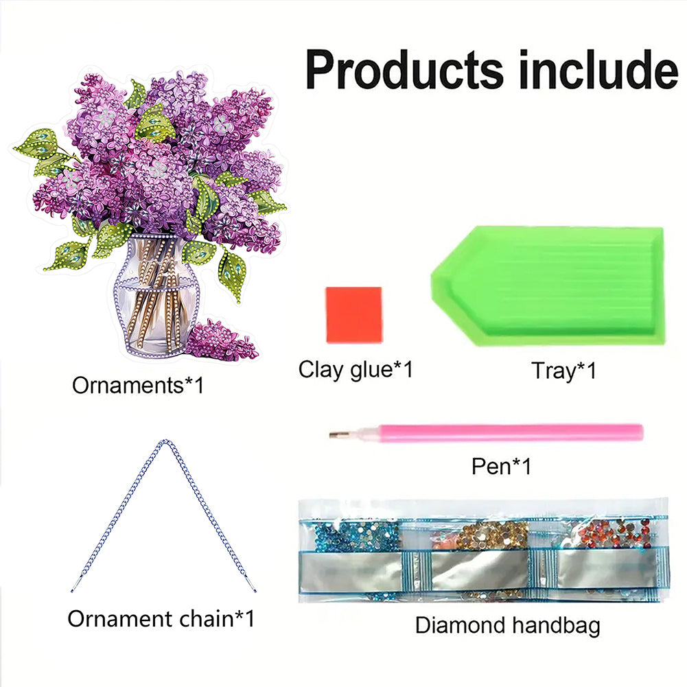 Acrylic Special Shape Animals Diamond Painting Ornaments for Garden Window Decor