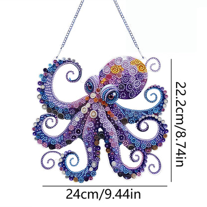 Acrylic Special Shape Animals Diamond Painting Ornaments for Garden Window Decor