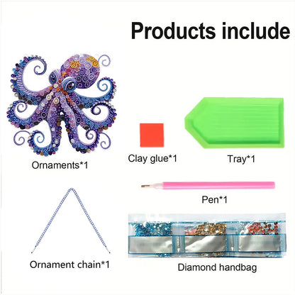 Acrylic Special Shape Animals Diamond Painting Ornaments for Garden Window Decor
