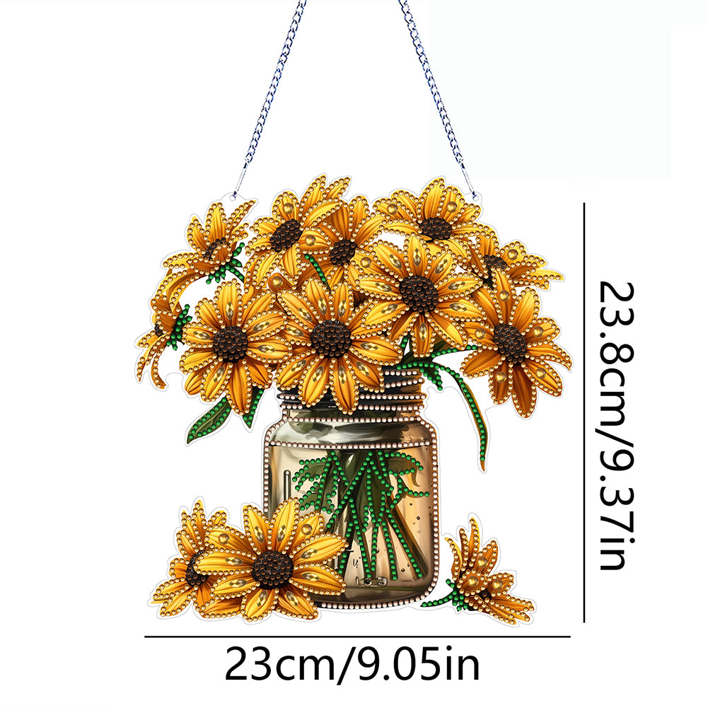 Acrylic Special Shape Animals Diamond Painting Ornaments for Garden Window Decor