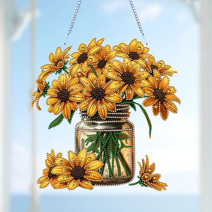 Acrylic Special Shape Animals Diamond Painting Ornaments for Garden Window Decor