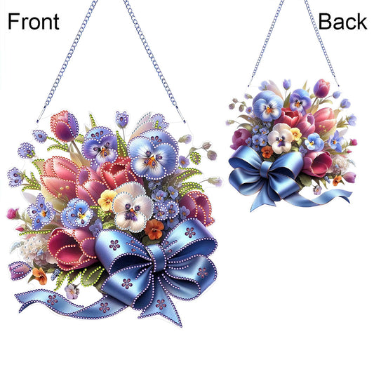 Acrylic Special Shape Animals Diamond Painting Ornaments for Garden Window Decor