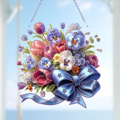 Acrylic Special Shape Animals Diamond Painting Ornaments for Garden Window Decor