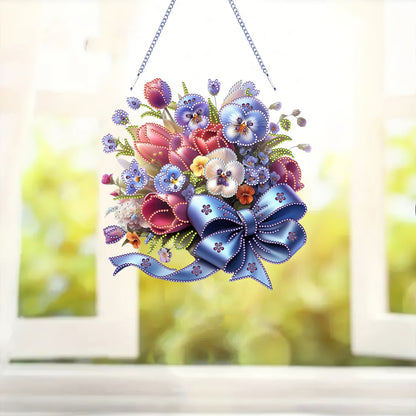 Acrylic Special Shape Animals Diamond Painting Ornaments for Garden Window Decor