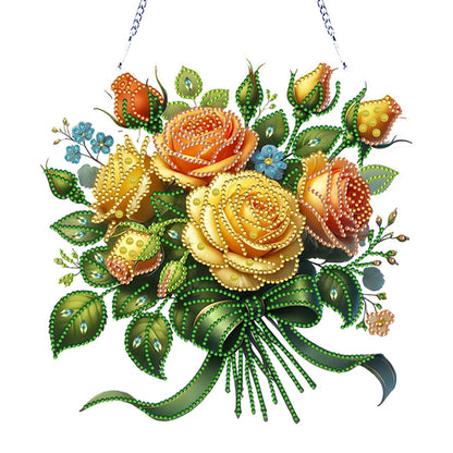 Acrylic Special Shape Animals Diamond Painting Ornaments for Garden Window Decor