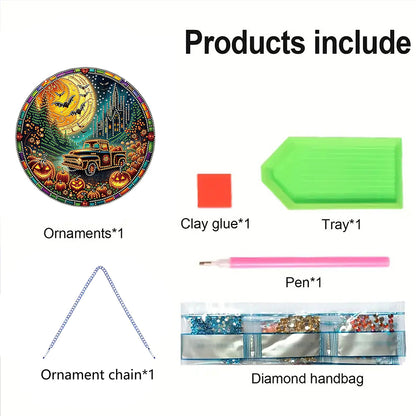 Acrylic Special Shape Animals Diamond Painting Ornaments for Garden Window Decor