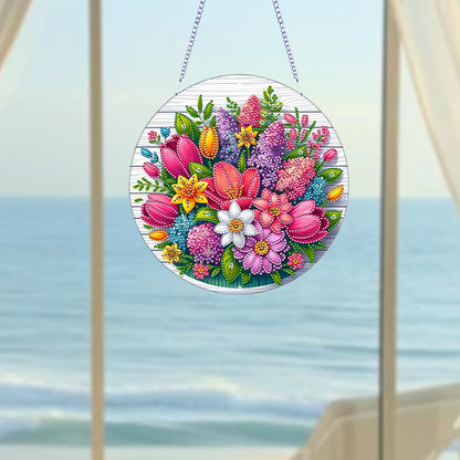 Acrylic Special Shape Animals Diamond Painting Ornaments for Garden Window Decor