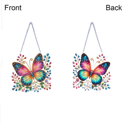 Acrylic Special Shape Animals Diamond Painting Ornaments for Garden Window Decor