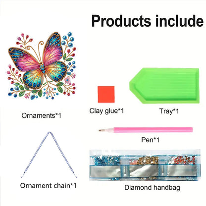 Acrylic Special Shape Animals Diamond Painting Ornaments for Garden Window Decor