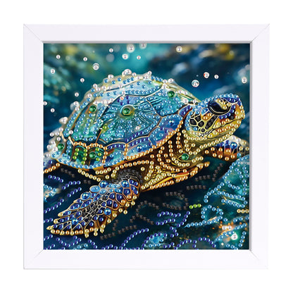 Sea Turtle - Special Shaped Drill Diamond Painting 15*15CM