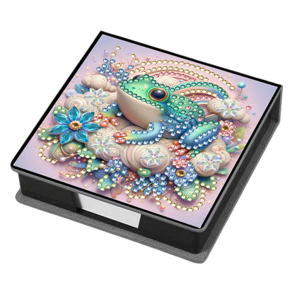 Leather 5D Diamond Painting Kit Note Box Diamond Art Notepad Box for Home Office
