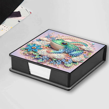 Leather 5D Diamond Painting Kit Note Box Diamond Art Notepad Box for Home Office