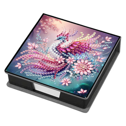 Leather 5D Diamond Painting Kit Note Box Diamond Art Notepad Box for Home Office