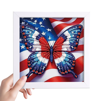 Butterfly Bouquet - Special Shaped Drill Diamond Painting 15*15CM