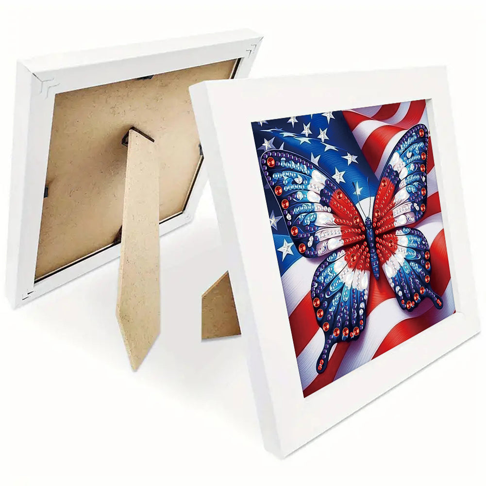 Butterfly Bouquet - Special Shaped Drill Diamond Painting 15*15CM