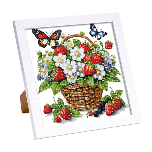 Butterfly Bouquet - Special Shaped Drill Diamond Painting 15*15CM